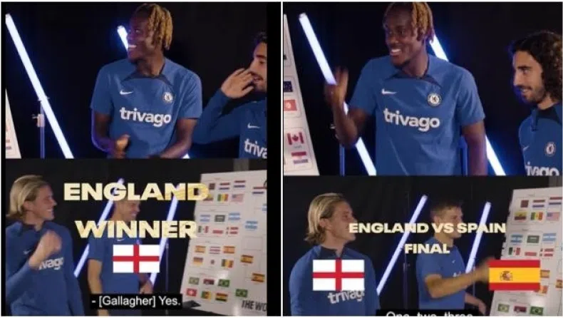 Οι παίκτες της Τσέλσι προέβλεψαν νικητή Αγγλία με «πέτρα, ψαλίδι, χαρτί» (vid)