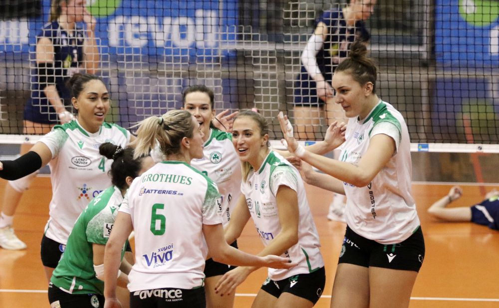 Volleyleague γυναικών: Έχασε βαθμό στο Μαρκόπουλο ο Παναθηναϊκός