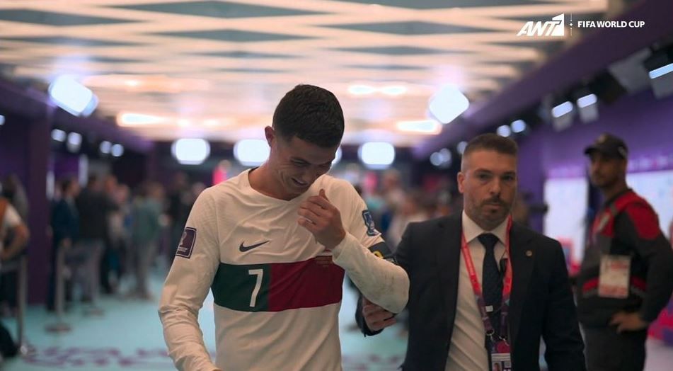 Μαρόκο – Πορτογαλία: Αποχώρησε δακρυσμένος ο Κριστιάνο Ρονάλντο (vid)