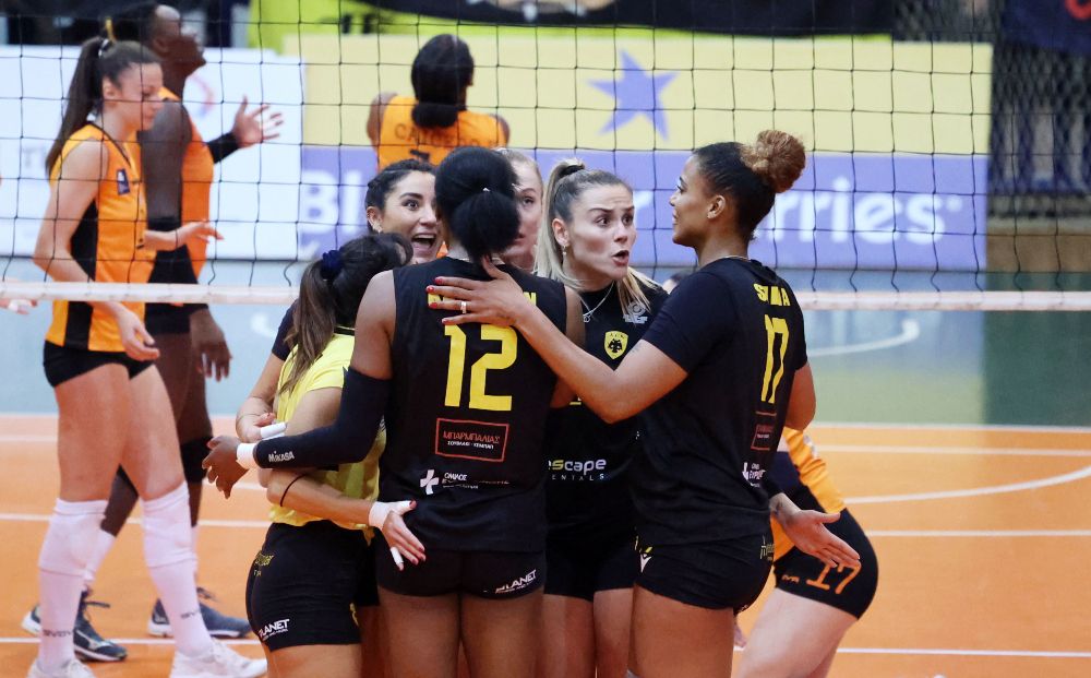 Volleyleague γυναικών: Μεγάλη νίκη για την ΑΕΚ, 3-2 τον Άρη