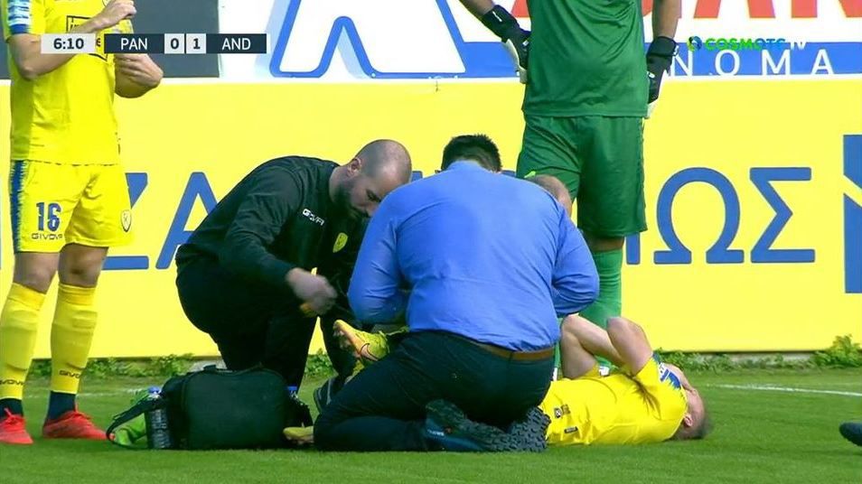 Ο τραυματισμός του Μπακάκη στο φιλικό με την Άντερλεχτ