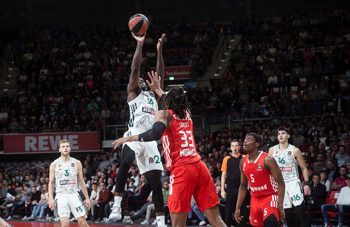 Αδιόρθωτος ο Παναθηναϊκός, δεν μπόρεσε να αντισταθεί στην Μπάγερν (84-68)