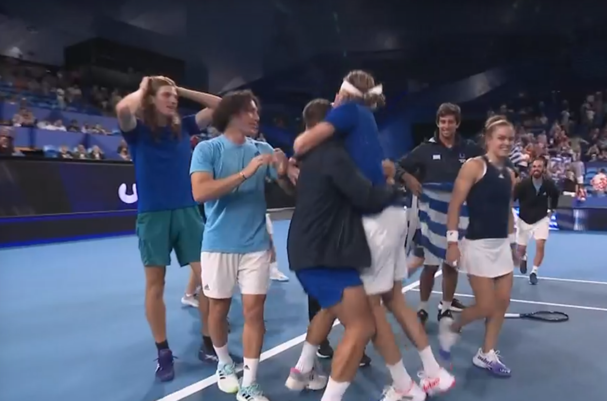 United Cup: Οι ξέφρενοι πανηγυρισμοί της ελληνικής αποστολής για την πρόκριση στους «4» (vid)