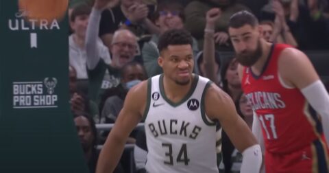 Διπλή συμμετοχή του Greek Freak στις δέκα καλύτερες φάσεις από τα ξημερώματα της Δευτέρας (30/1)