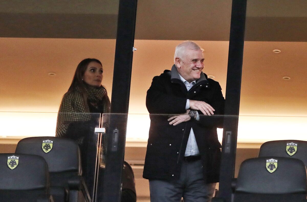 Χαμογελαστός ο Μελισσανίδης πριν το ΑΕΚ – Ολυμπιακός (gallery)