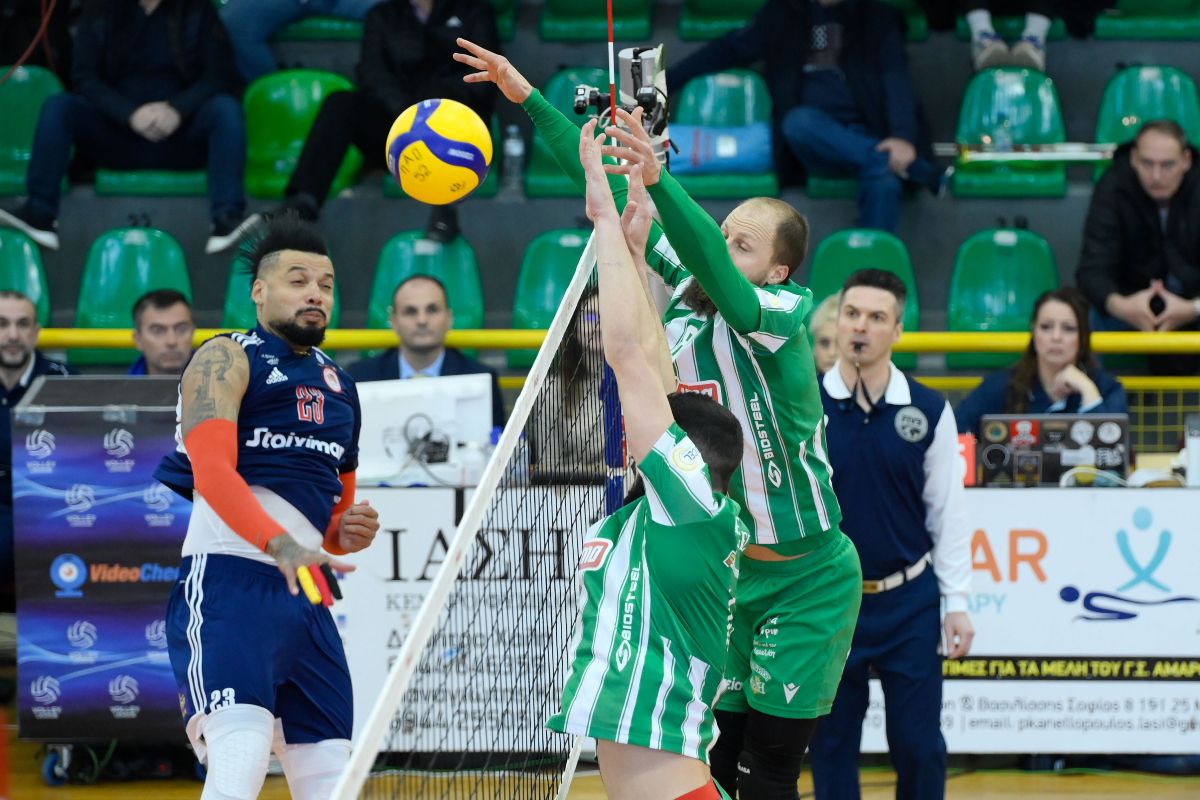 ΠΑΝΑΘΗΝΑΪΚΟΣ – ΟΛΥΜΠΙΑΚΟΣ (1-3, 0-1 χρυσό σετ)