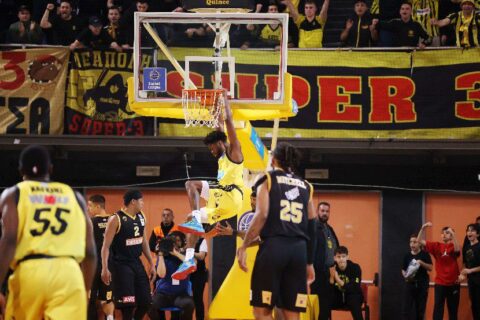 Άρης – ΑΕΚ 74-64: Τα Highlights