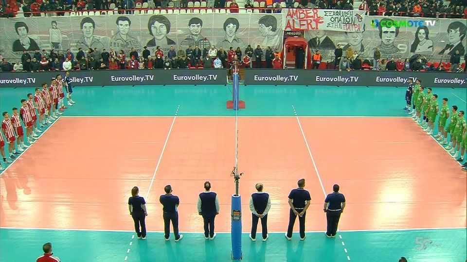 Ενός λεπτού σιγή στο Ολυμπιακός – Παναθηναϊκός για τα θύματα στην Τουρκία (vid)