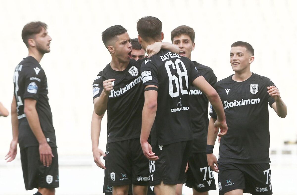 «Σκόρπισε» τον Παναθηναϊκό Β’ με επιβλητική «τεσσάρα» ο ΠΑΟΚ Β’