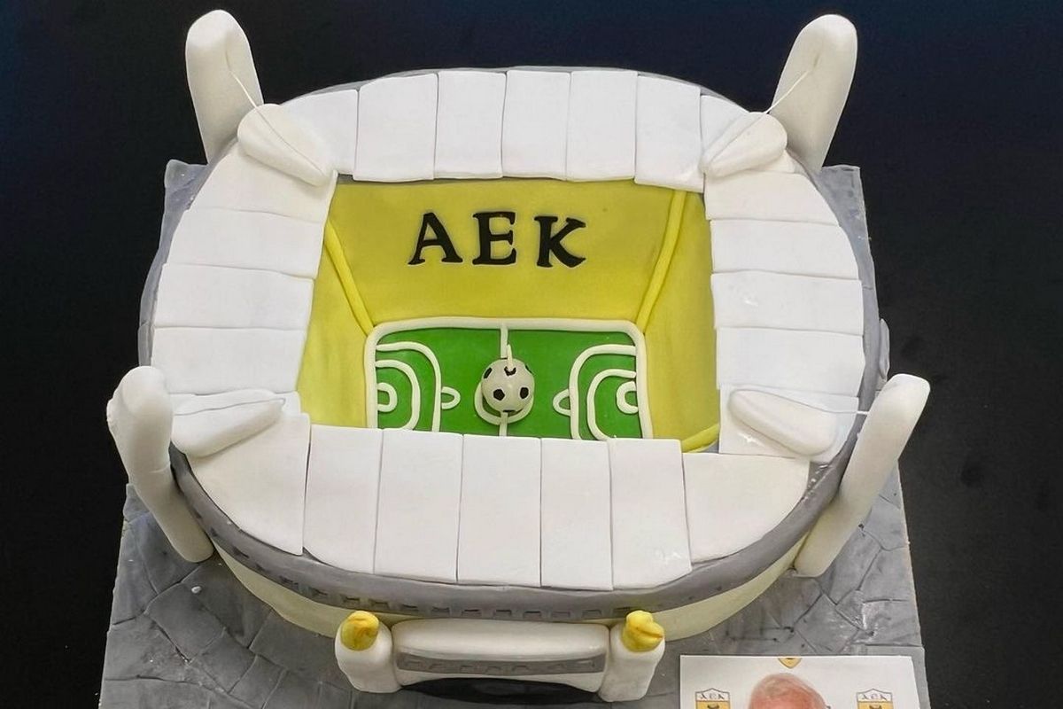Η ξεχωριστή τούρτα – OPAP Arena για τα γενέθλια του Δημήτρη Μελισσανίδη