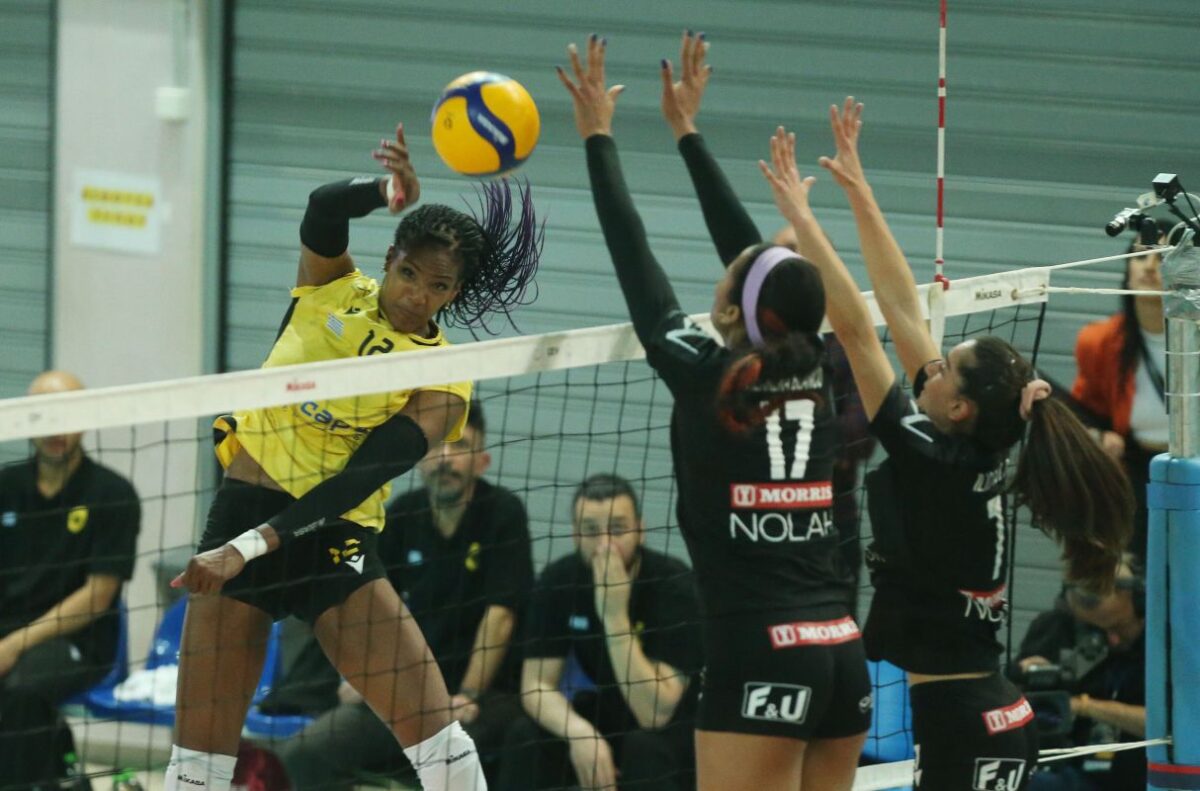 Τα highlights του ΑΕΚ – ΠΑΟΚ για τα ημιτελικά του Κυπέλλου βόλεϊ