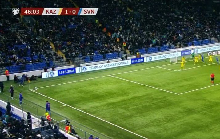 Η ασίστ του Τσέριν στο Καζακστάν – Σλοβενία (vid)