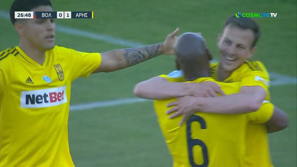 Με «ζωγραφιά» Νταρίντα το 1-0 του Άρη κόντρα στο Βόλο (vid)