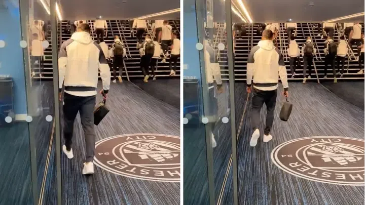 Ενδειξη σεβασμού από τον Ζοάο Κανσέλο: Αποδοκιμάστηκε από τους οπαδούς αλλά απέφυγε να πατήσει το σήμα της Σίτι (vid)