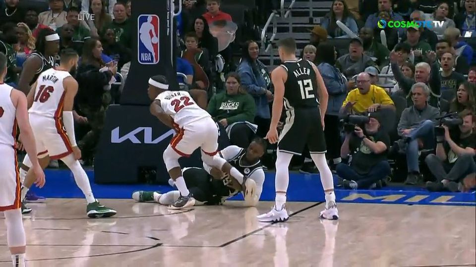 Έπαθε… Σαμπόνις ο Κράουντερ: Επικίνδυνο φάουλ στον Μπάτλερ