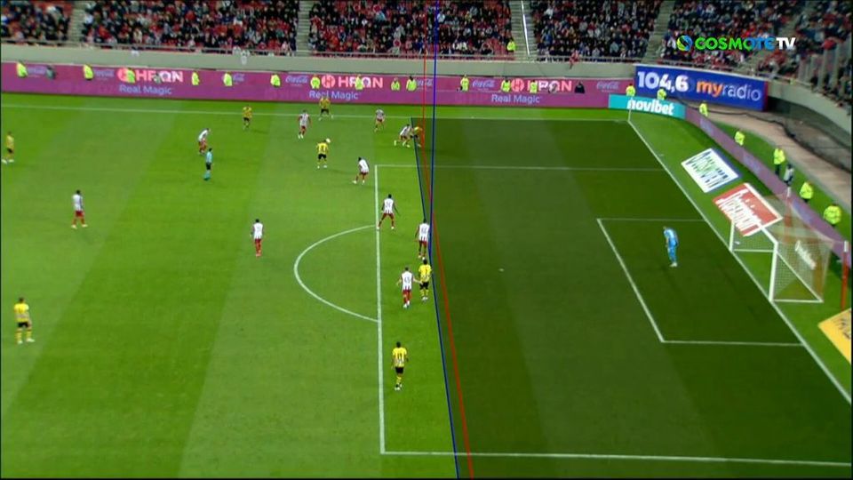 Ολυμπιακός – ΑΕΚ: Ακυρώθηκε το γκολ του Τσούμπερ, εκτεθειμένος ο Ελβετός