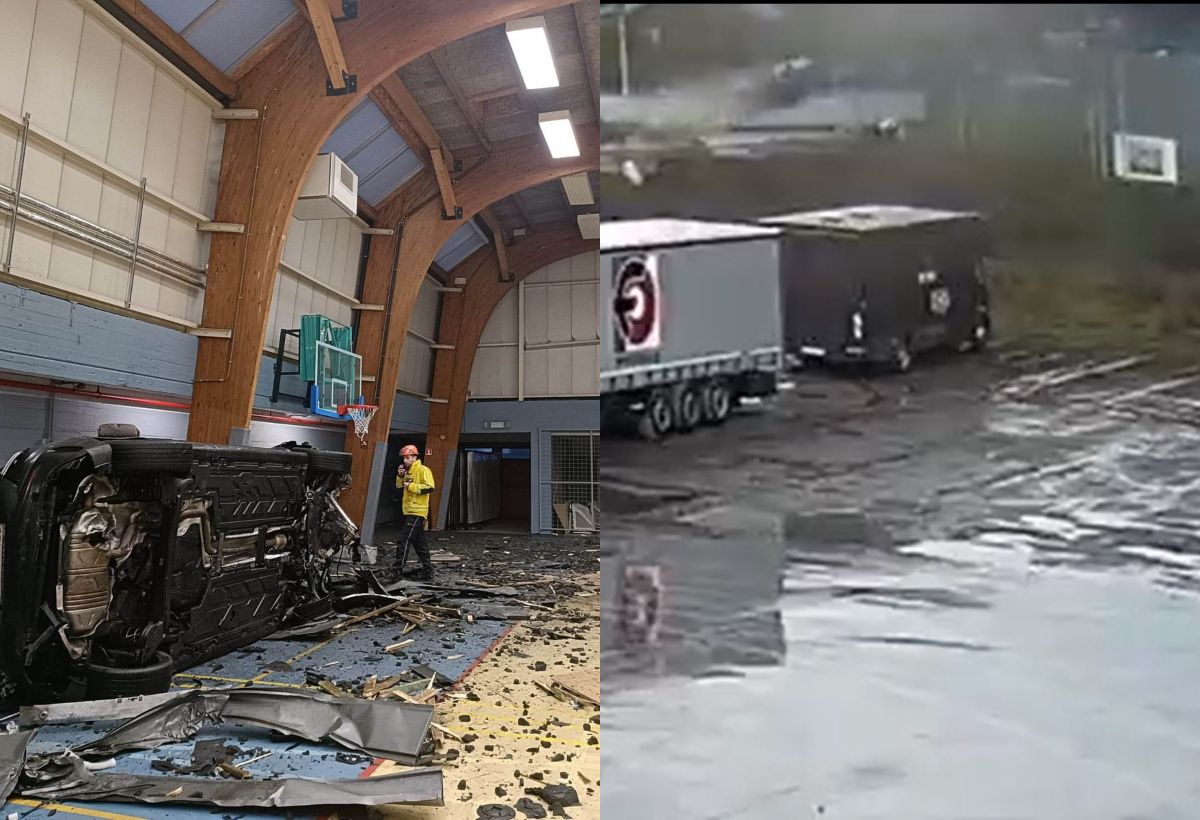 Διεθνής Μαροκινός «πέταξε» με το αμάξι του σε γυμναστήριο και σώθηκε (vid)