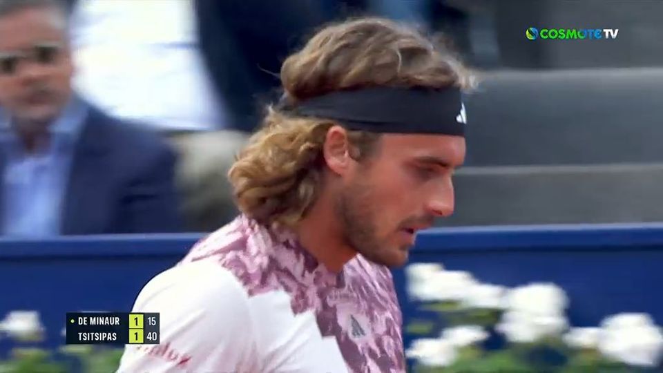 Break με το… καλημέρα για τον Τσιτσιπά κόντρα στον Ντε Μινόρ