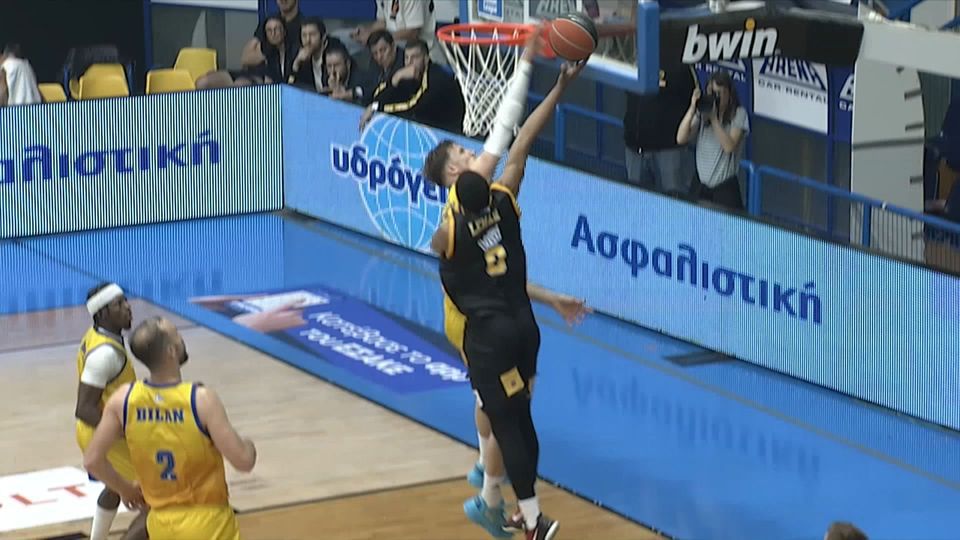 Περιστέρι – ΑΕΚ: Απίθανο «στοπ» του Ραντάνοφ στον Λεμάρ