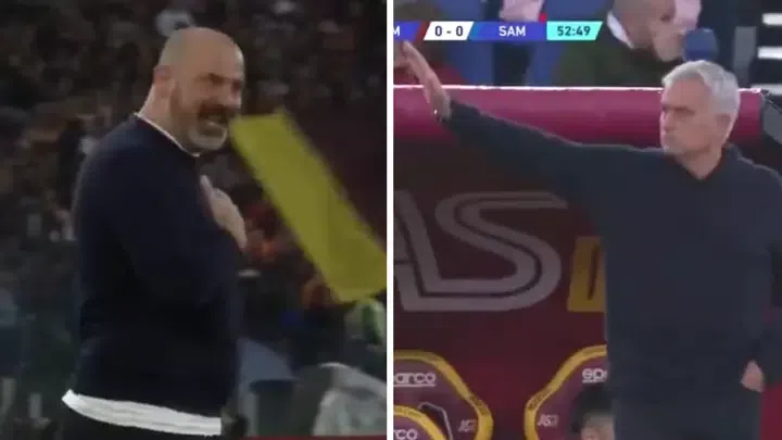 Ο Μουρίνιο ζήτησε από τους οπαδούς της Ρόμα να σταματήσουν τα ρατσιστικά συνθήματα προς τον προπονητή της Σαμπντόρια (vid)