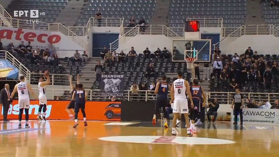 ΠΑΟΚ – Προμηθέας: «Βροχή» τριπόντων στο τρίτο δεκάλεπτο