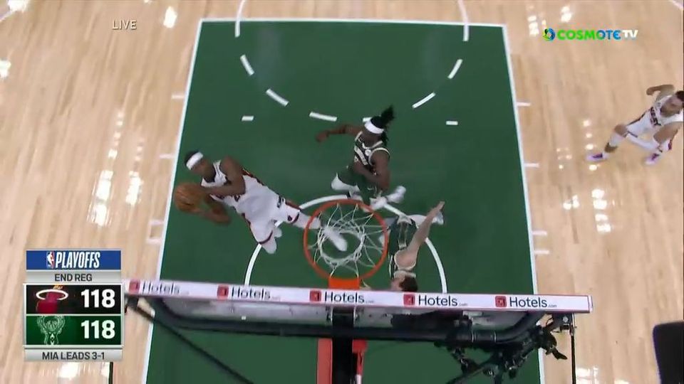 Τζίμι Μπάτλερ: Έτσι έστειλε το Game 5 στην παράταση! (vid)