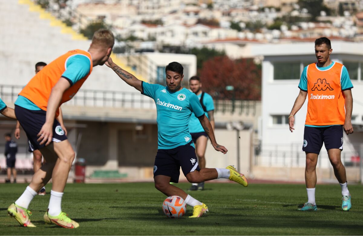 Παναθηναϊκός: Χαλαρό πρόγραμμα και πολλά γκολ στο Κορωπί (vid)