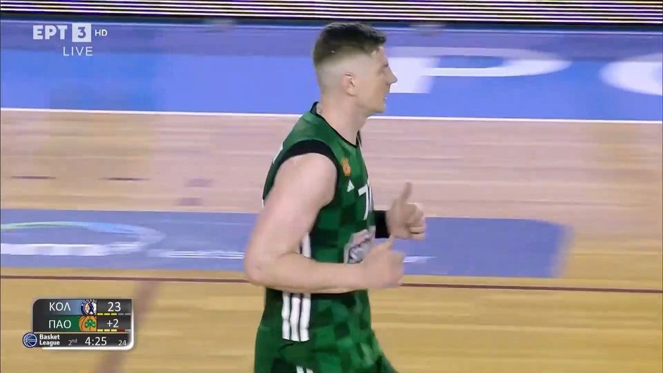 Κολοσσός – Παναθηναϊκός: Ασταμάτητος ο Αρτούρας Γκουντάιτις