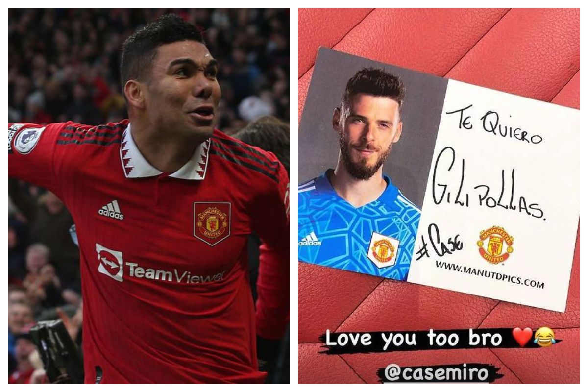 «Σ’ αγαπάω μα@@@α»: Μήνυμα… έπος του Κασεμίρο προς τον Ντε Χέα