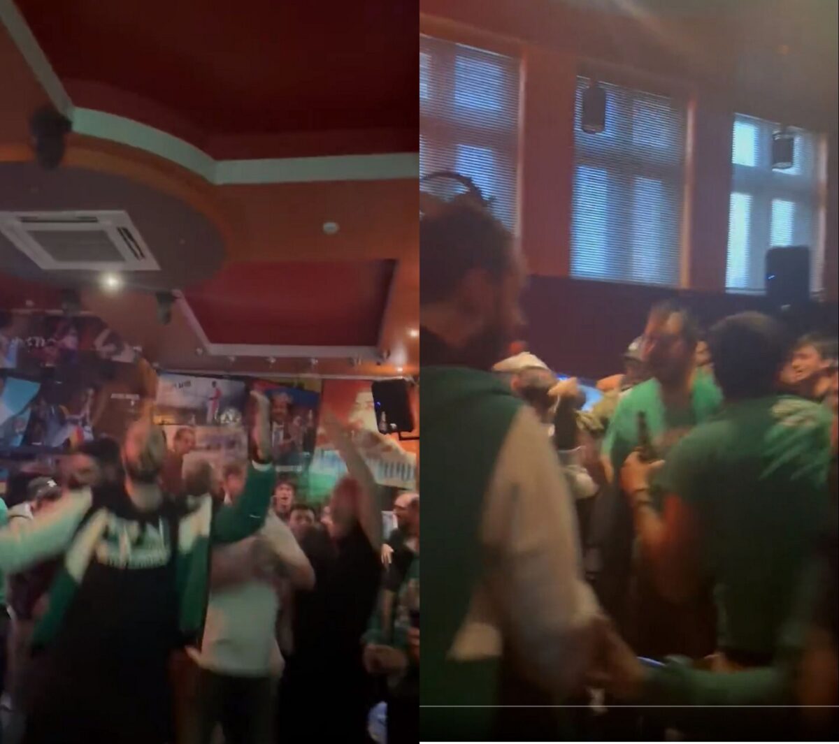 Οπαδοί του Παναθηναϊκού έστησαν εξέδρα για το ντέρμπι σε… αιθιοπικό εστιατόριο στο Λονδίνο (vids)