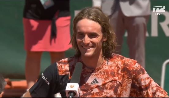 Τσιτσιπάς: «Με ευνοεί αυτός ο καιρός – Αισθάνομαι υπέροχα στο Roland Garros»