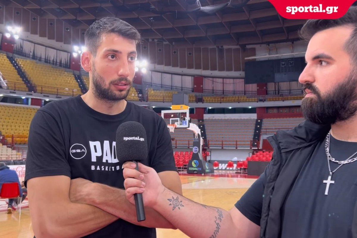 Σαλούστρος στο Sportal: «Όλοι οι αγνοί φίλαθλοι θέλουν τον Ολυμπιακό νικητή στο Κάουνας – Στον ΠΑΟΚ αγάπησα ξανά το μπάσκετ»