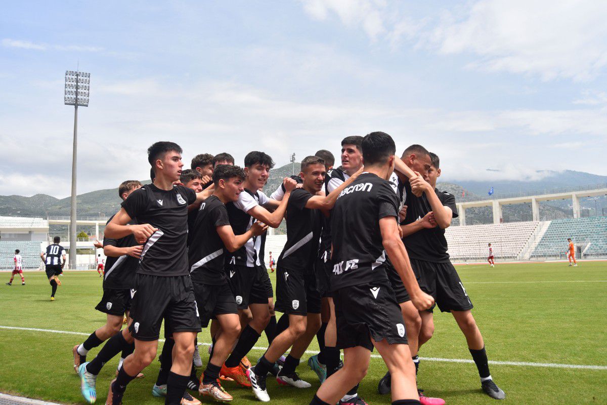 Ο ΠΑΟΚ Κ15 νίκησε τον Ολυμπιακό και στέφθηκε πρωταθλητής!