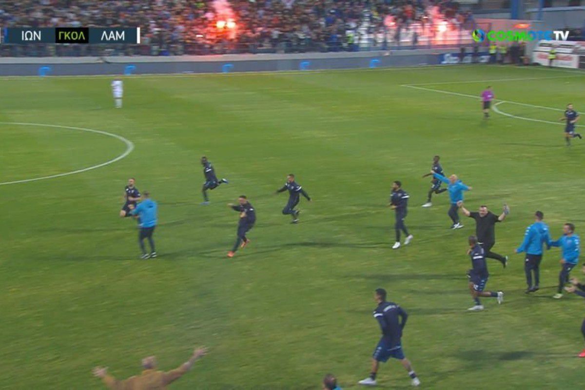 Προβάδισμα με τον Ελευθεριάδη και 2-0 με το ασύλληπτο σουτ του Κάνιας για τον Ιωνικό – Έξαλλοι πανηγυρισμοί στο γήπεδο της Νίκαιας (vids)