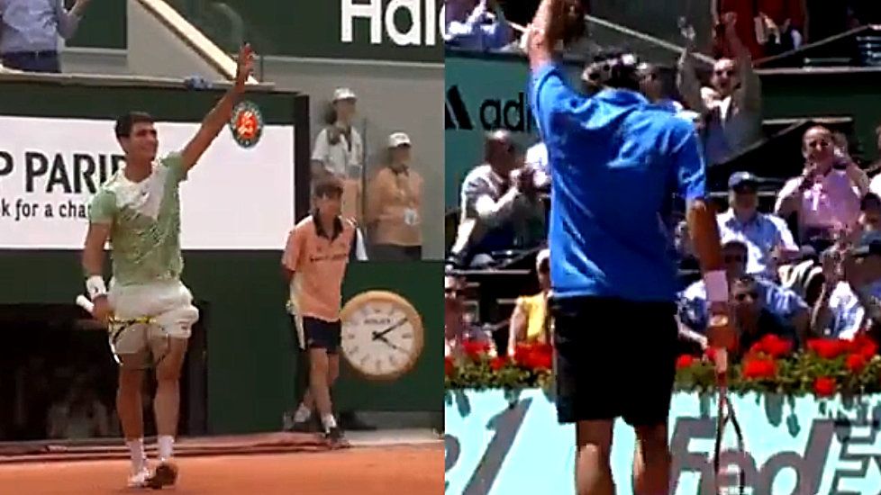 Αλκαράθ όπως λέμε Φέντερερ: Το παιδί – θαύμα του τένις «αντέγραψε» τον Ελβετό 17 χρόνια μετά (vid)