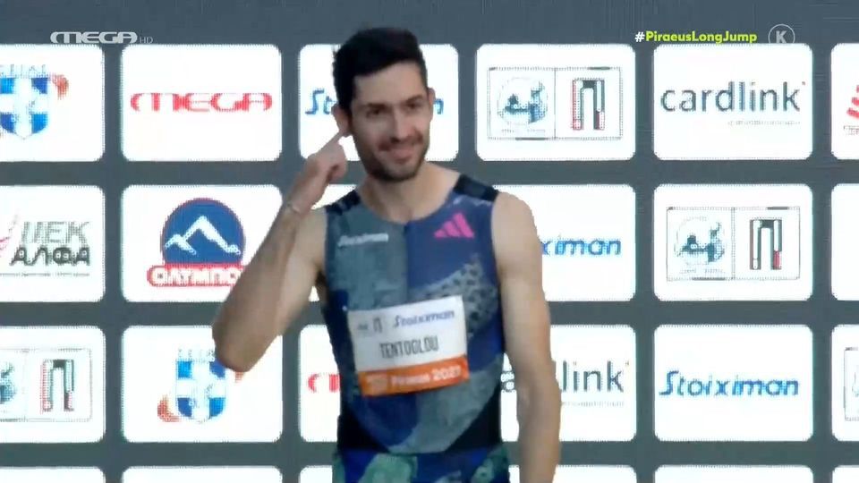 Ξεκίνημα με άλμα στα 7,83 για τον Τεντόγλου στον Πειραιά υπό τους ήχους ιαπωνικής μουσικής (vid)