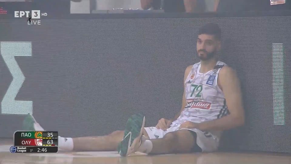 Το απελπισμένο βλέμμα του Λευτέρη Μαντζούκα (vid)