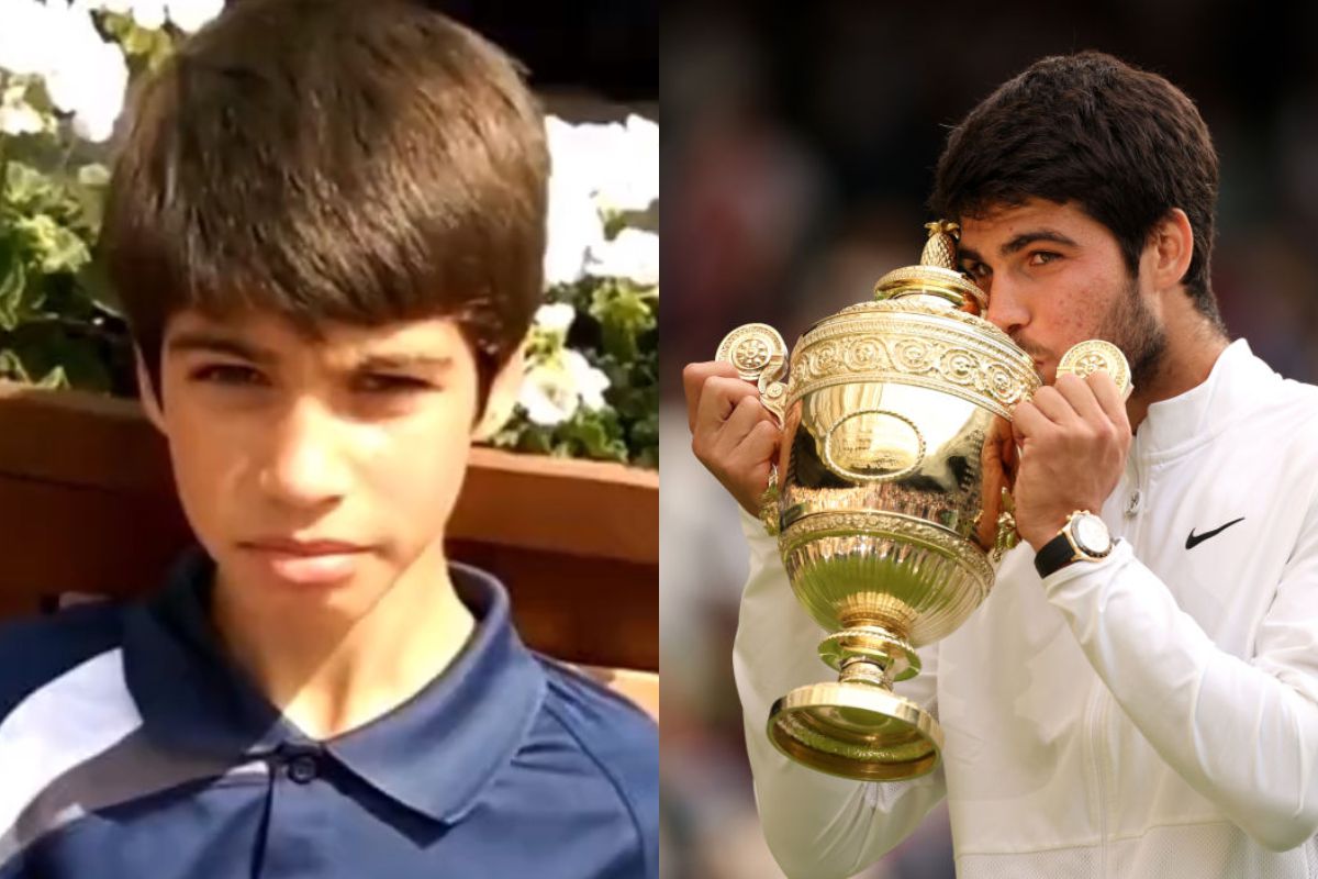 Όταν ο 12χρονος Αλκαράθ ονειρευόταν το Wimbledon… (vid)