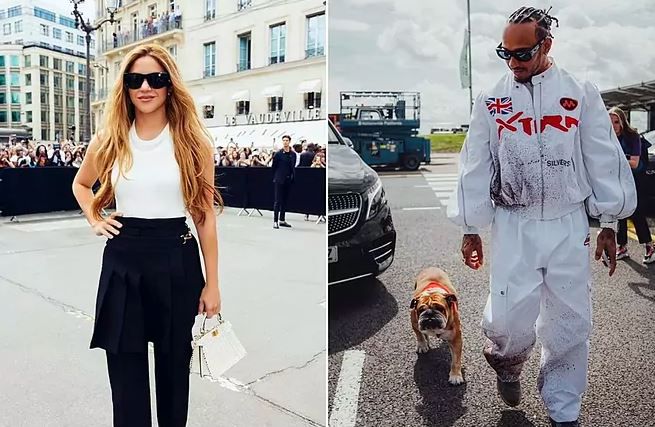 Στο πλευρό του Χάμιλτον η Σακίρα – Εθεάθη στα paddock της Mercedes (vid)