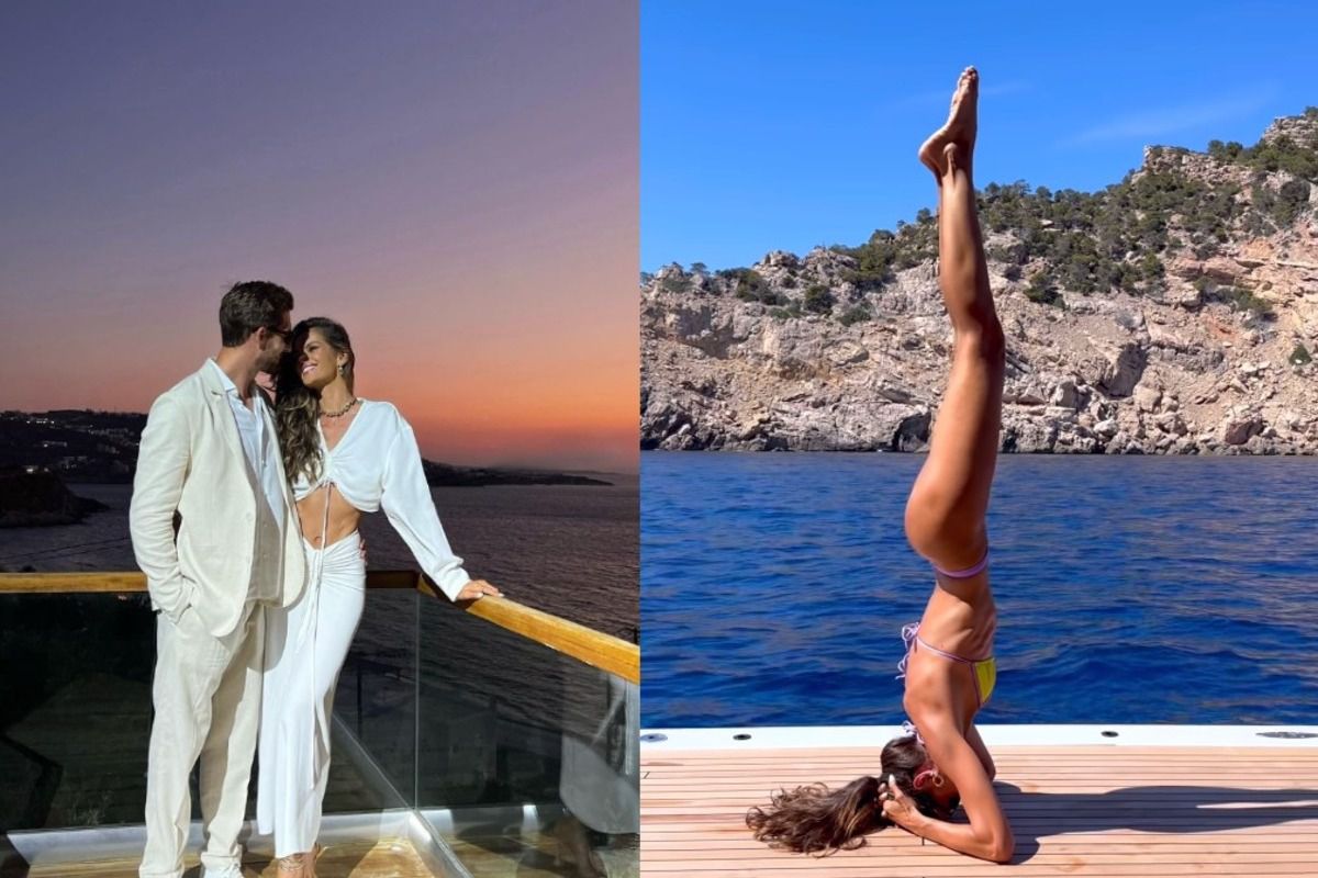 H… γοργόνα σύντροφος του Τραπ εντυπωσιάζει στις θάλασσες της Μυκόνου