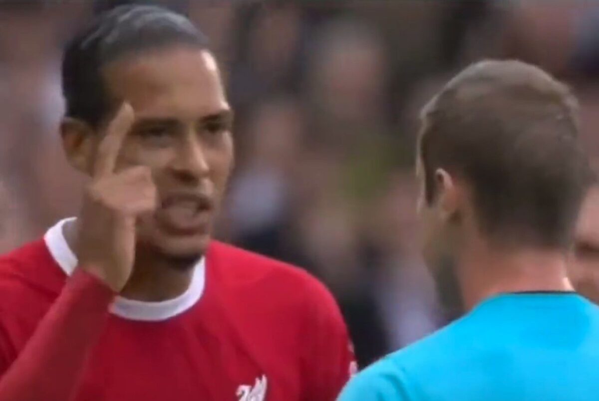 Έξαλλος ο Φαν Ντάικ με την αποβολή του: «Είσαι μια γα@@@ ντροπή» (vid)