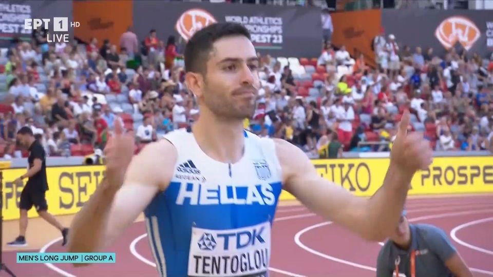 Άκυρο το πρώτο άλμα του Τεντόγλου για ελάχιστα χιλιοστά – Δεν το πίστευε ο Έλληνας αθλητής (vid)