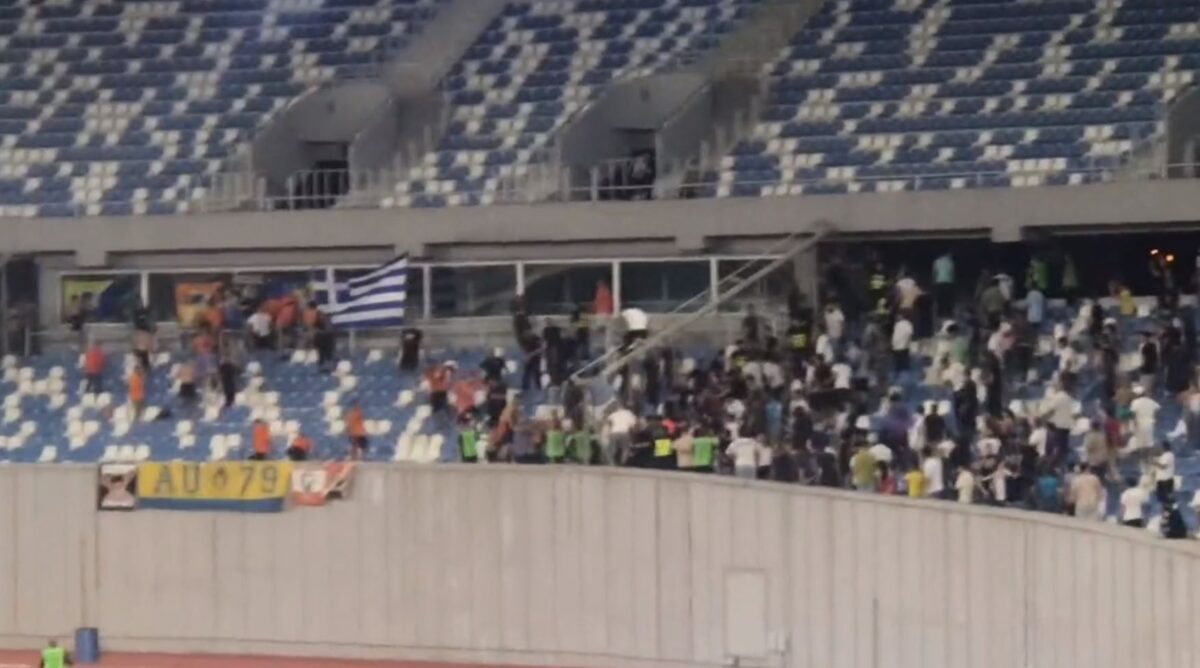 «Εμετικό» πανό στήριξης στους Κροάτες δολοφόνους από τους Γεωργιανούς στο Ντίλα Γκόρι – ΑΠΟΕΛ