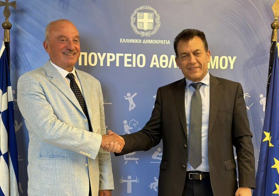 Βρούτσης: «Δρομολογούμε τη μόνιμη φιλοξενία των Εθνικών πόλο στο ΟΑΚΑ»
