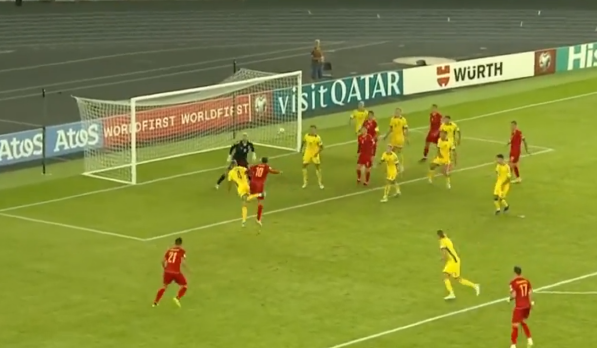 Η ασίστ του Γιόβετιτς  στην ισοπαλία του Μαυροβουνίου με τη Λιθουανία (vid)