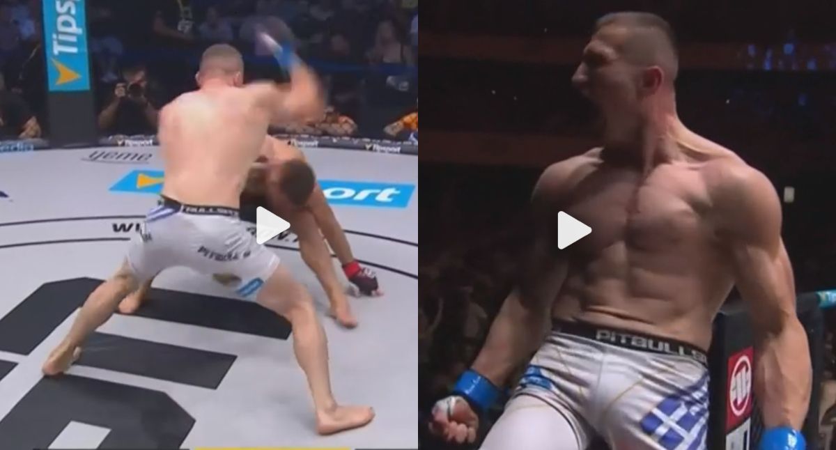 Μυθικός Μιχαηλίδης: Ο Έλληνας πρωταθλητής χρειάστηκε μόλις 33’’ για να… ξαπλώσει τον Δανό αντίπαλό του και «φουλάρει» για το έπαθλο των 300.000 ευρώ! (vid)