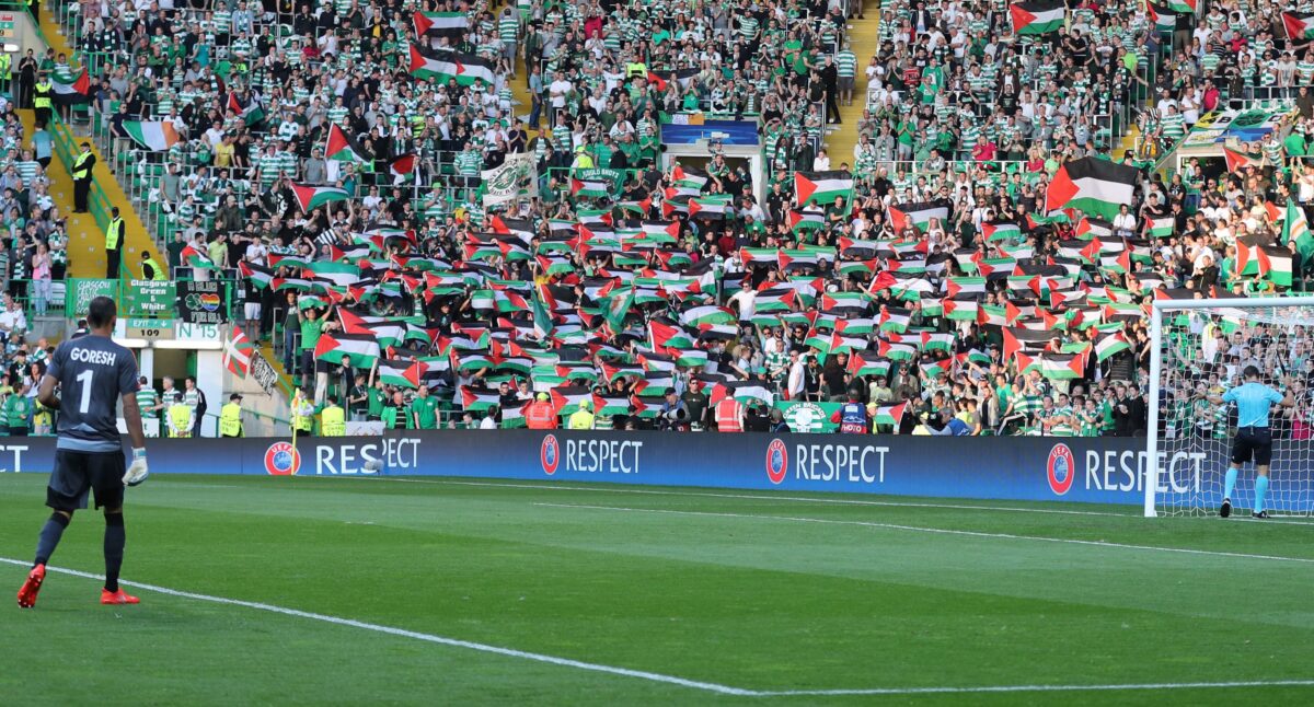 «Thank you Celtic… love from Gaza»