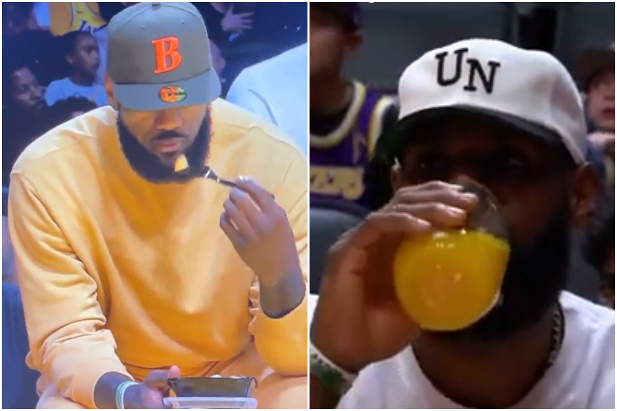 Τα γεύματα του ΛεΜπρόν στον πάγκο των Λέικερς (vids)