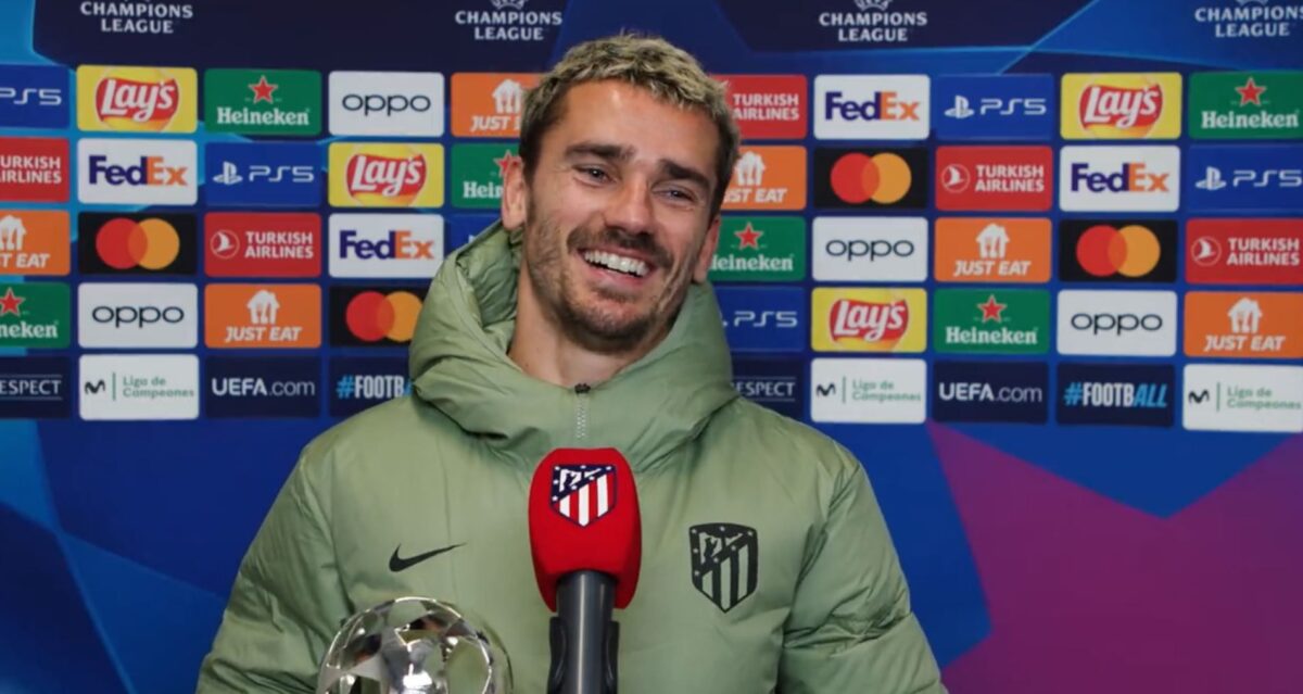 Σιμεόνε: «Είμαι τυχερός που έχω έναν παίκτη όπως ο Γκριεζμάν»