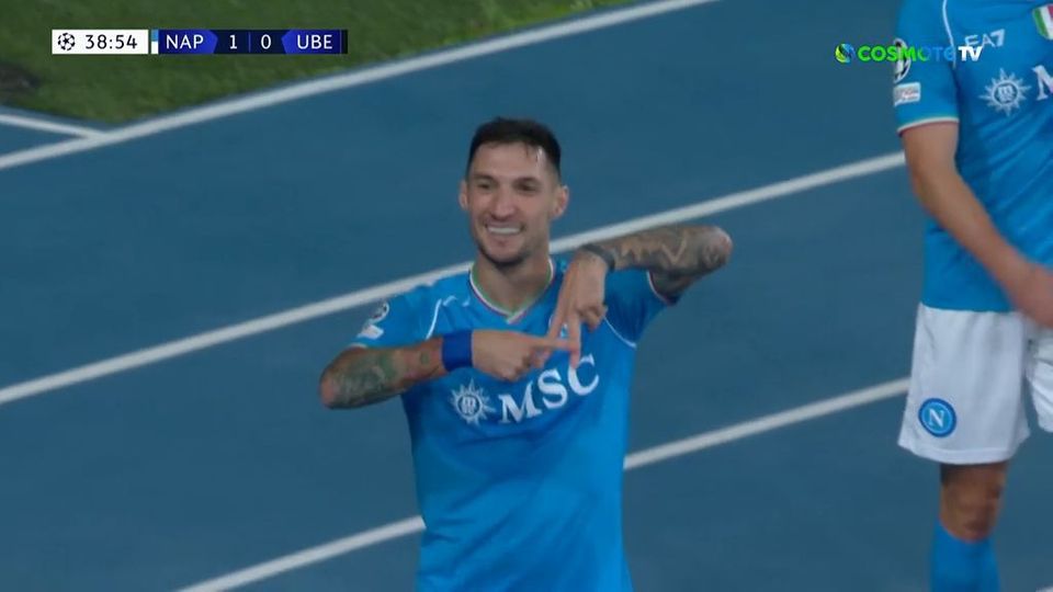 Άνοιξε το σκορ η Νάπολι κόντρα στην Ουνιόν με τον Πολιτάνο
